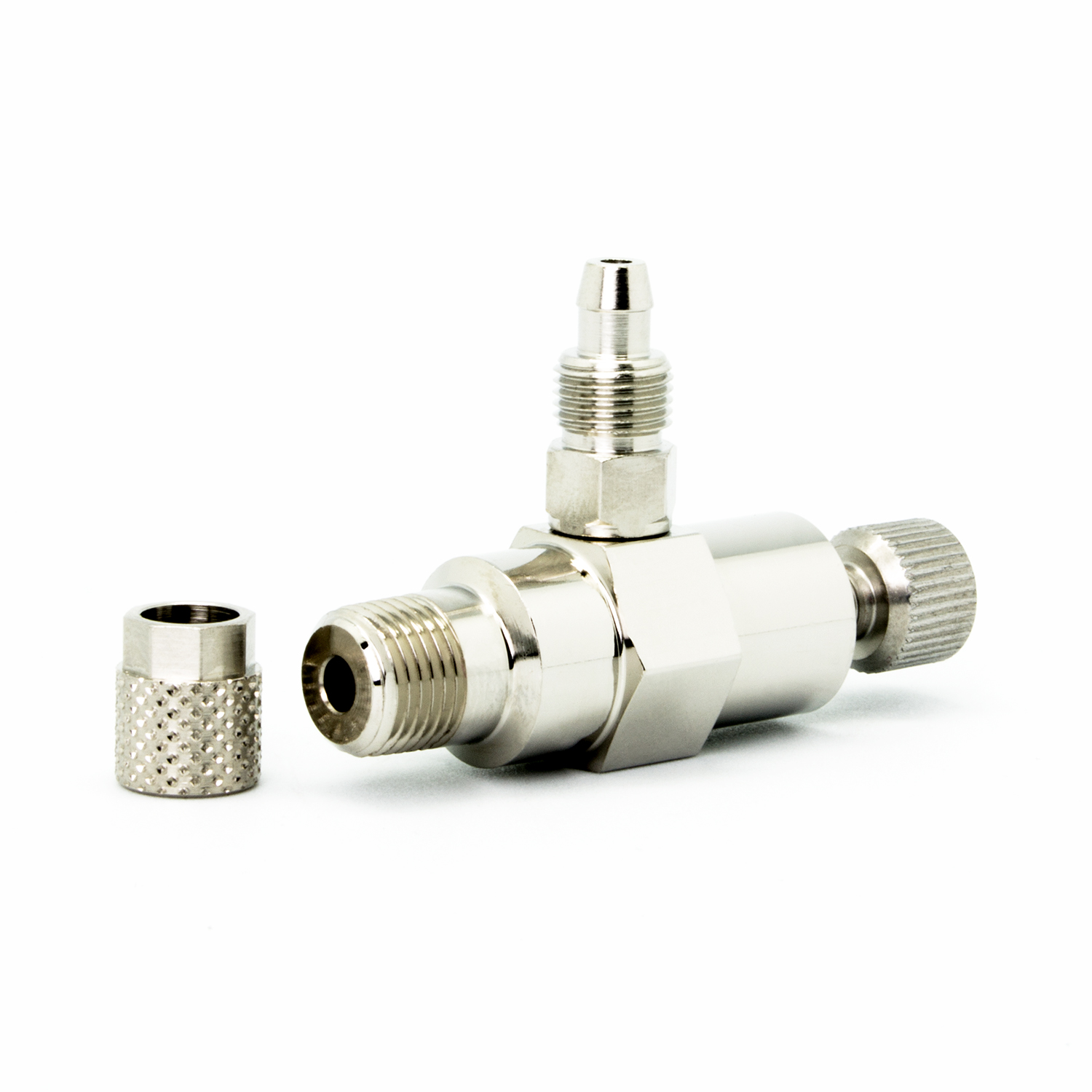 CO2-Drossel Nadelventil/Feindosierventil mit 1/8″ Gewinde