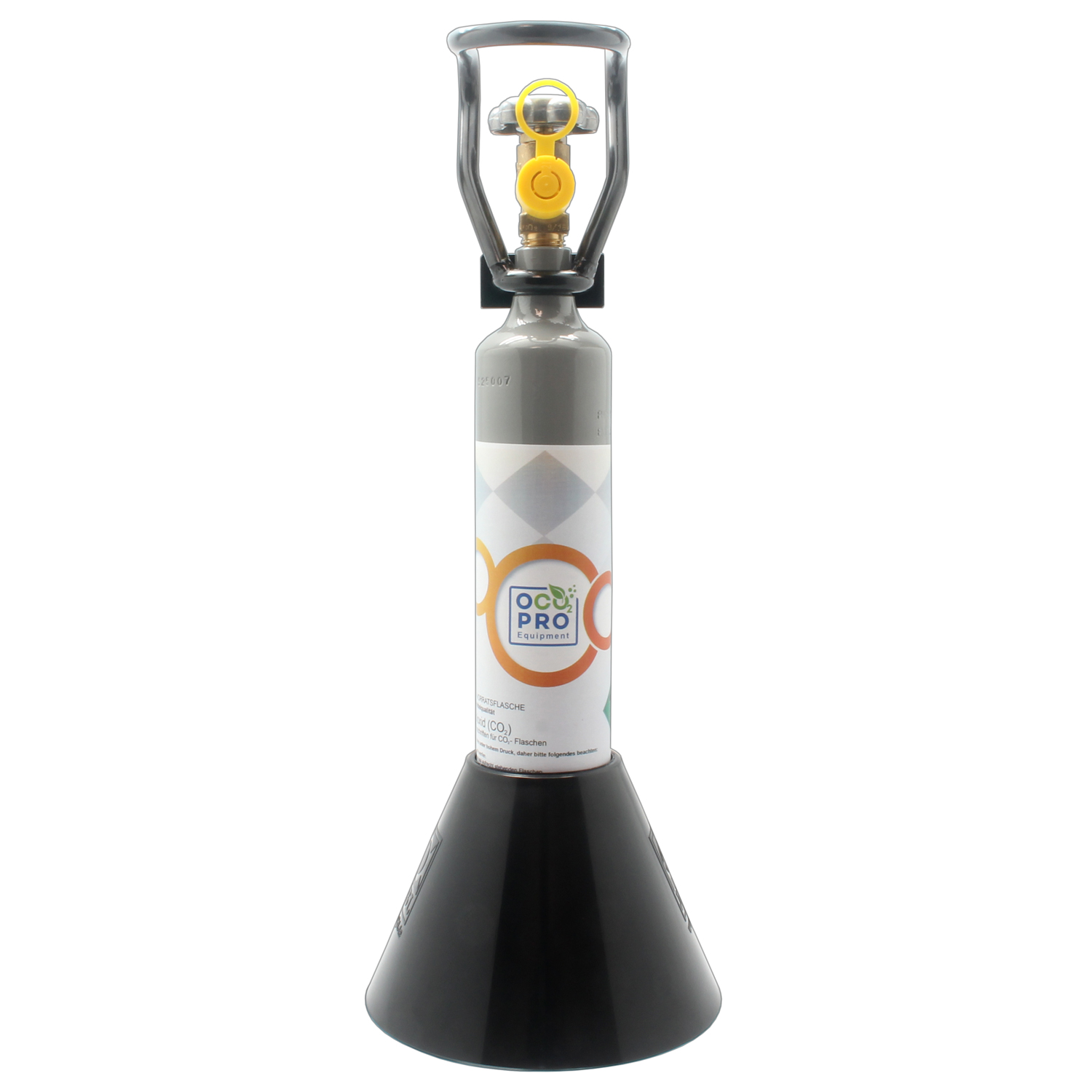 CO2 Anlage Aquarium DLX-450 Komplettset mit Mehrwegflasche – 2kg / 12/16mm
