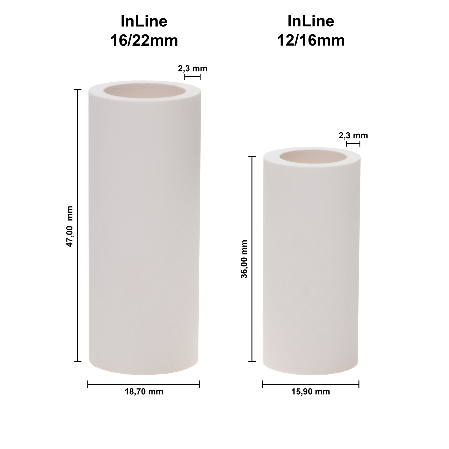 Ersatzkeramik für OCOPRO InLIne Diffusor 450 – 16/22mm