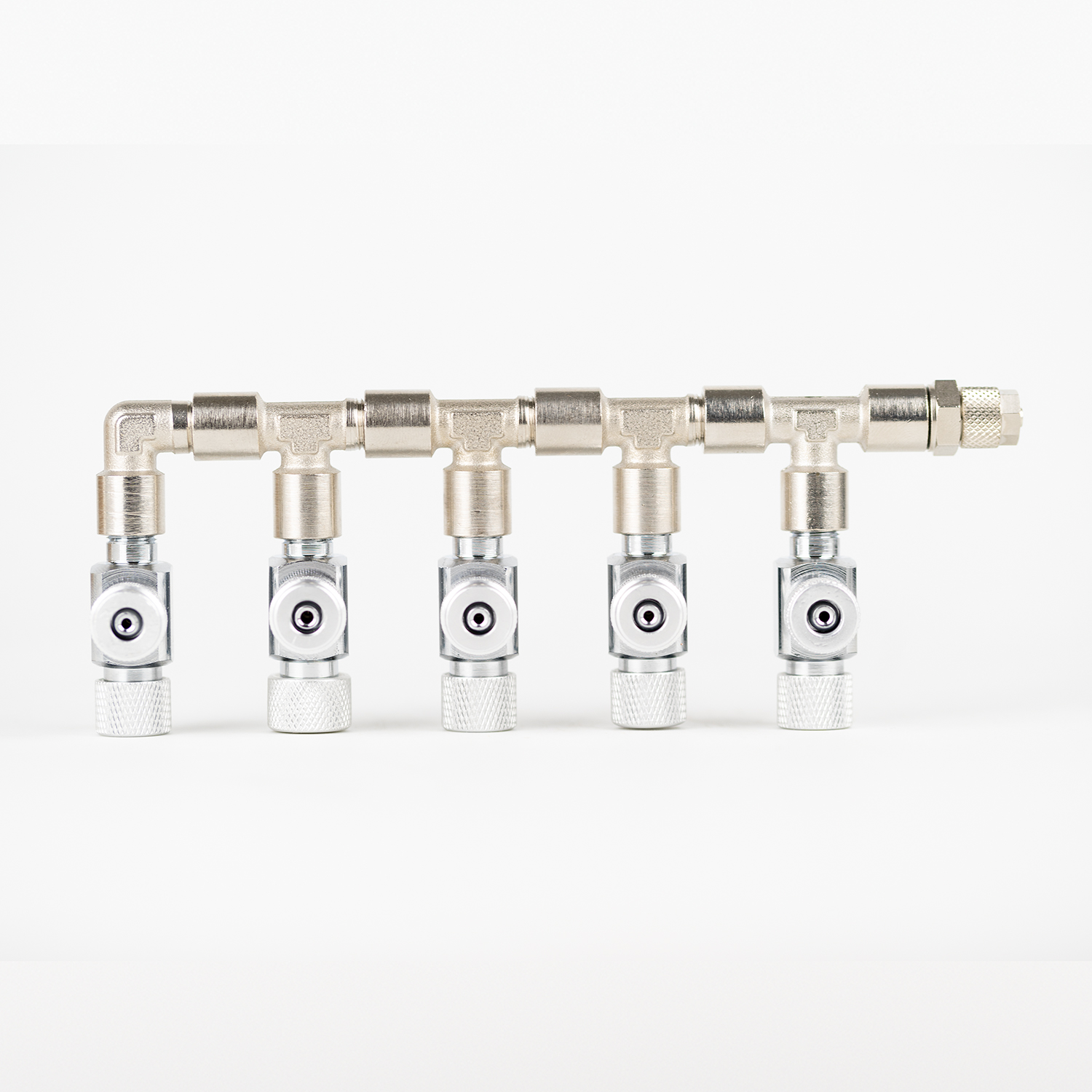 CO2 Verteiler 2er | 3er | 4er | 5er für Aquarium CO2-Anlagen – 5er Verteiler