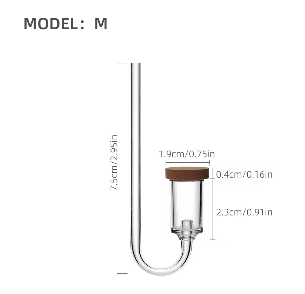 CO2 Diffusor für Anlagen aus Acryl – TINY