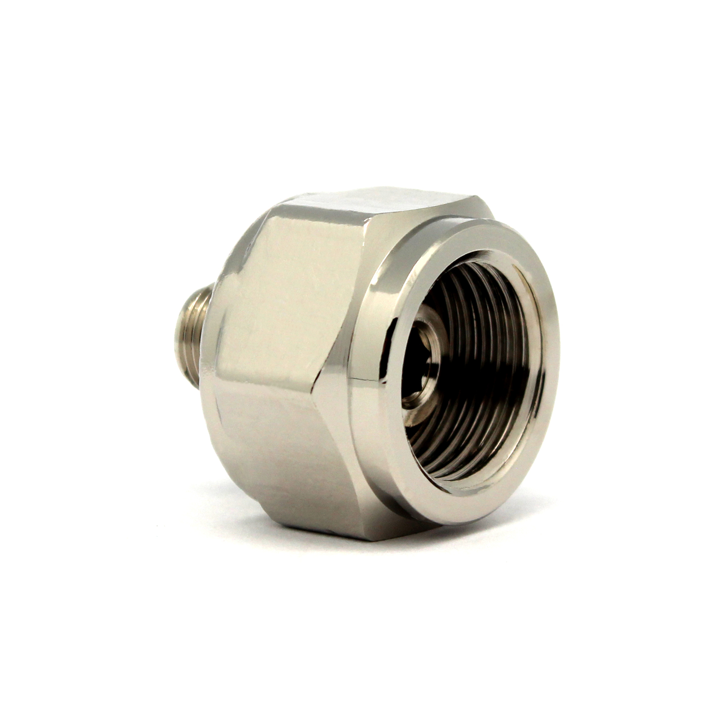 CO2 Adapter für Druckminderer von Einweg M11x1 auf Mehrwegflasche W 21.8 x 1/14