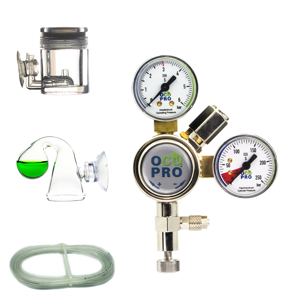 CO2 Anlage Aquarium DLX-350 OHNE Flasche