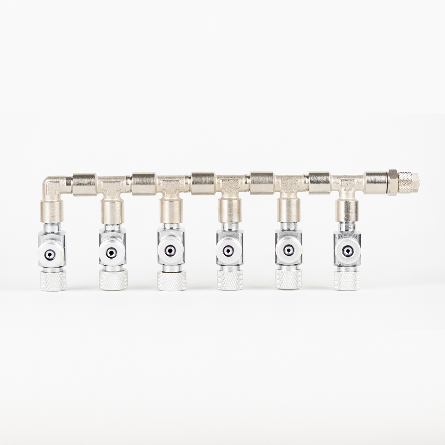 CO2 Verteiler 2er | 3er | 4er | 5er für Aquarium CO2-Anlagen – 6er Verteiler