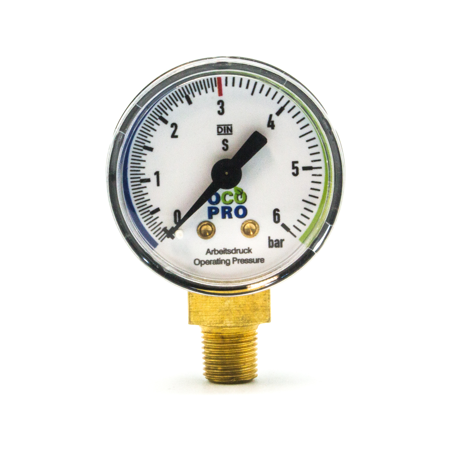 Arbeitsdruckmanometer Ersatzmanometer 39mm mit 1/8″ Gewinde