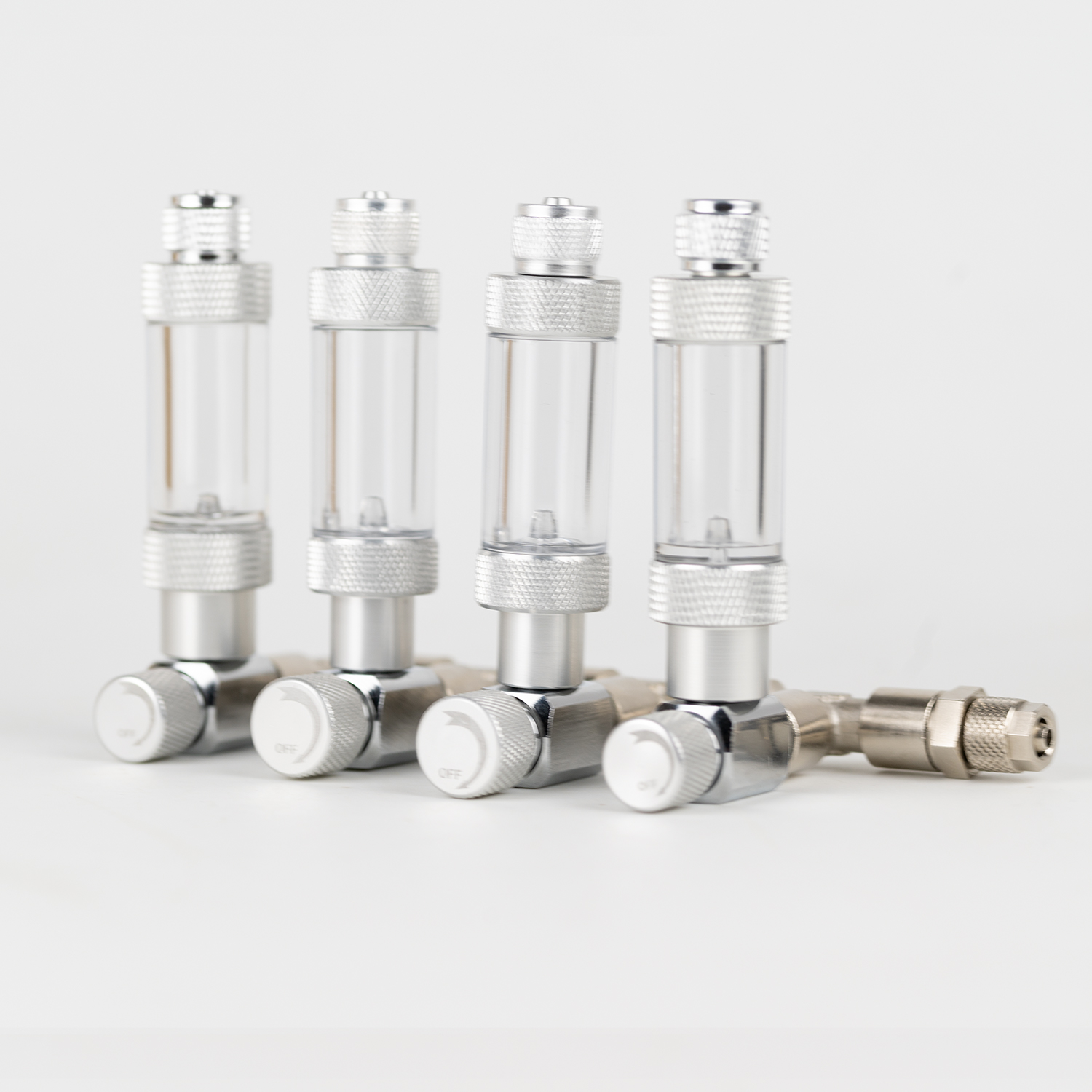 CO2 Verteiler 2er | 3er | 4er | 5er für Aquarium CO2-Anlagen – 4er Verteiler mit BZ