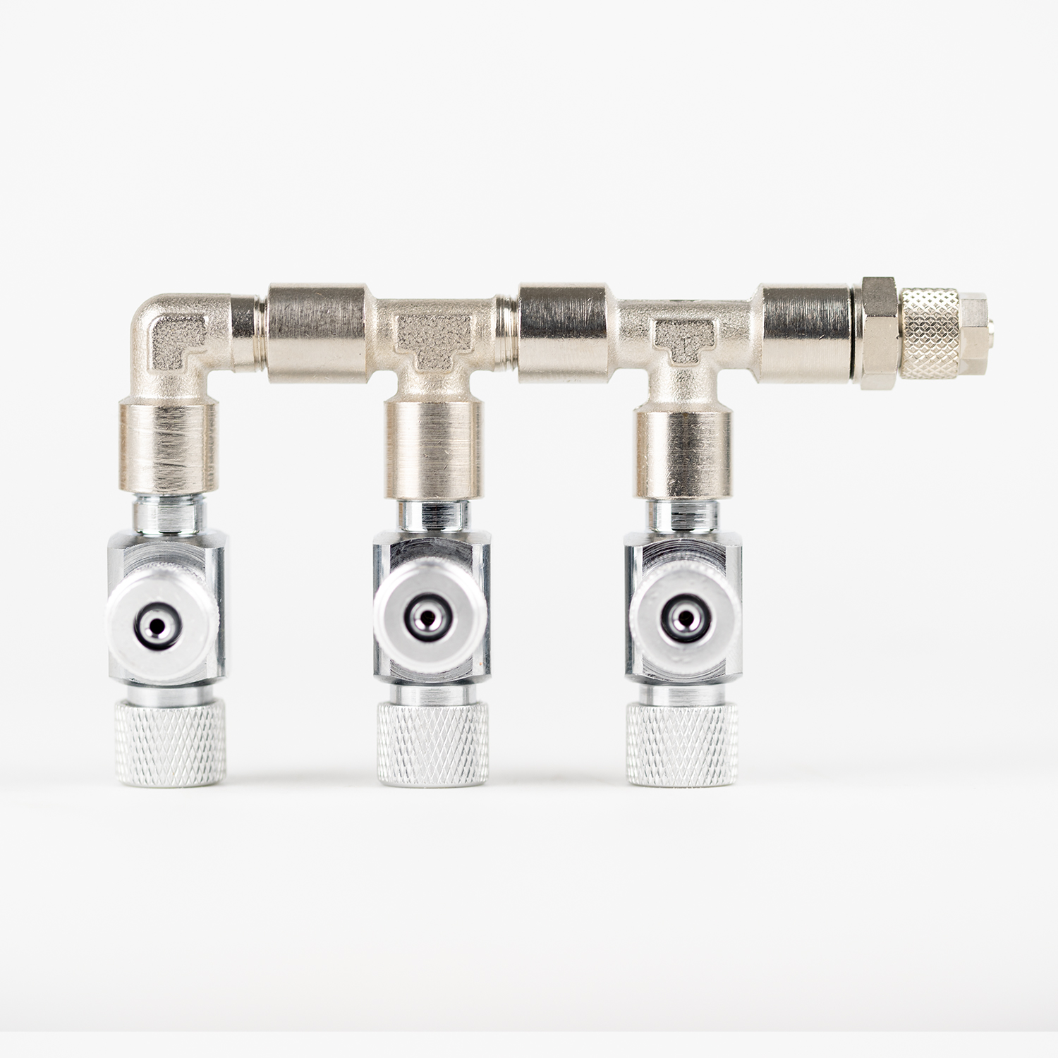 CO2 Verteiler 2er | 3er | 4er | 5er für Aquarium CO2-Anlagen – 3er Verteiler